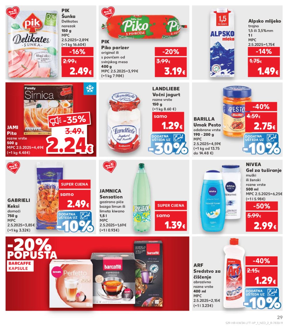 Kaufland katalog Akcija 20.08.2025.-26.08.2025. Ivanec
