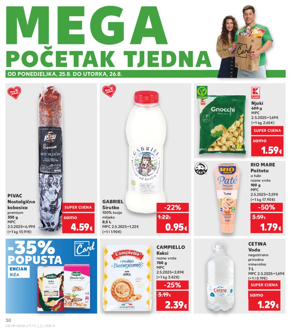 Kaufland katalog Akcija 20.08.2025.-26.08.2025. Ivanec