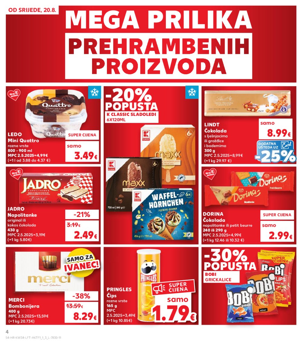 Kaufland katalog Akcija 20.08.2025.-26.08.2025. Ivanec