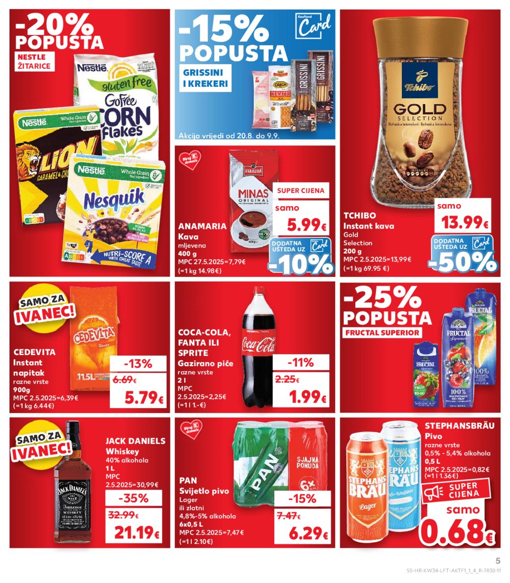 Kaufland katalog Akcija 20.08.2025.-26.08.2025. Ivanec