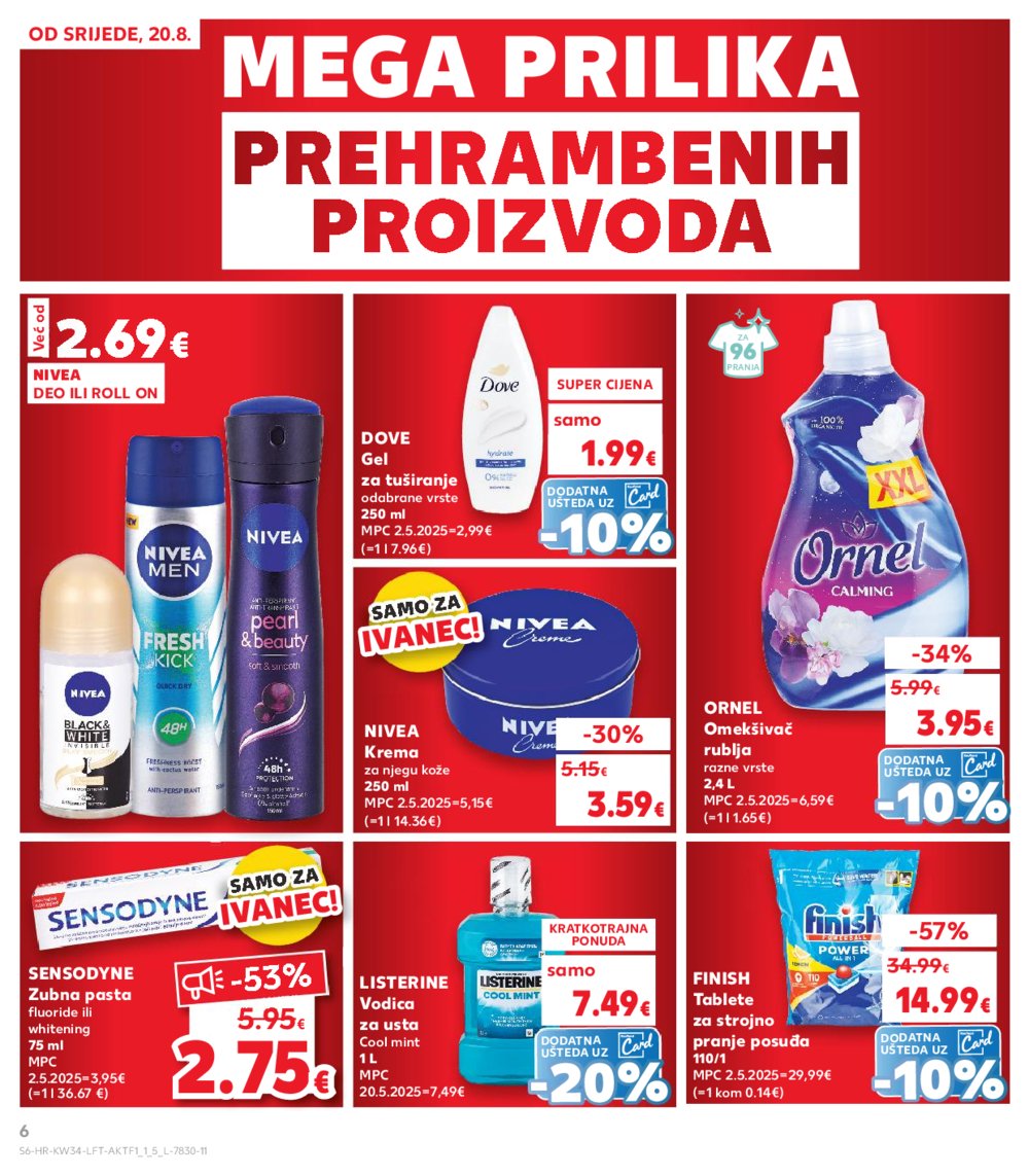 Kaufland katalog Akcija 20.08.2025.-26.08.2025. Ivanec