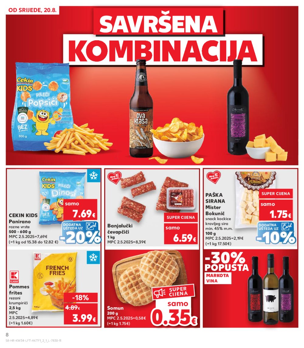Kaufland katalog Akcija 20.08.2025.-26.08.2025. Ivanec