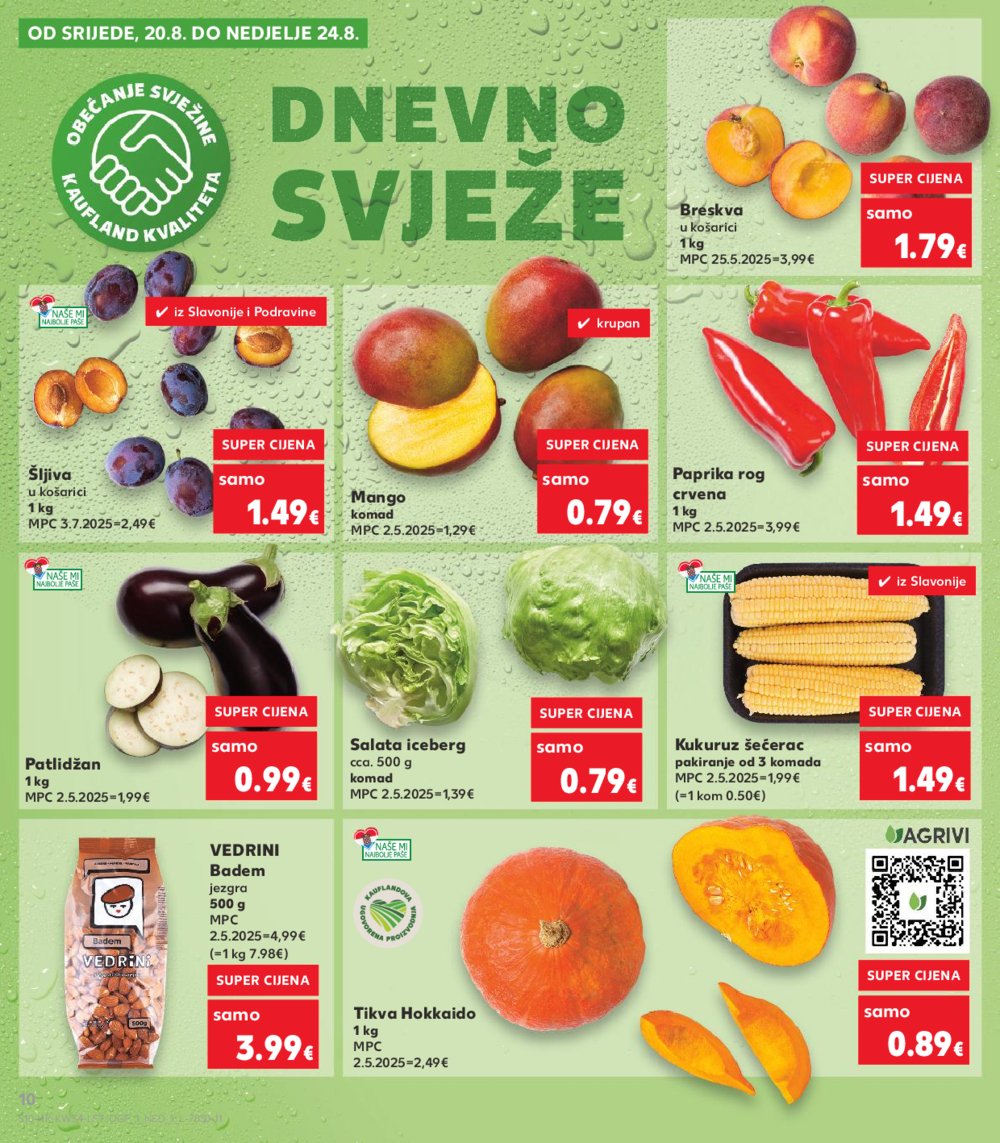Kaufland katalog Akcija 20.08.2025.-26.08.2025. Ivanec