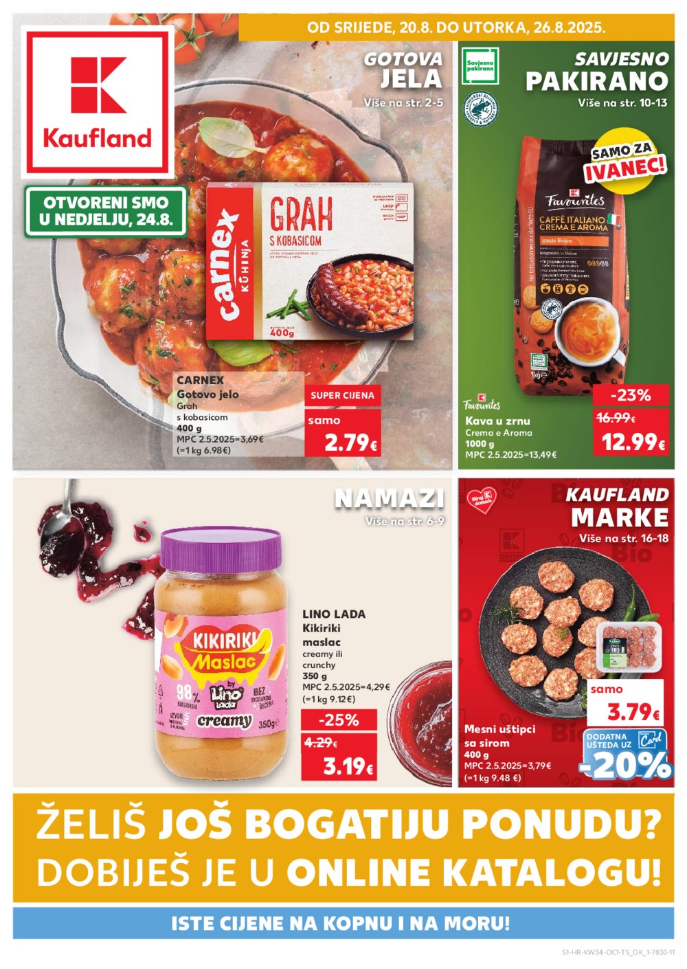 Kaufland katalog Kaufland marke 20.08.-26.08.2025. Ivanec