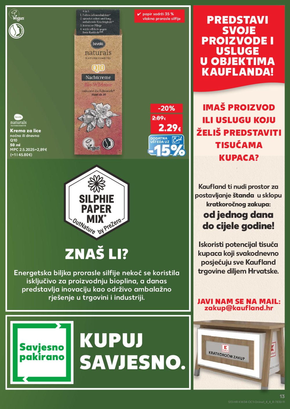 Kaufland katalog Kaufland marke 20.08.-26.08.2025. Ivanec