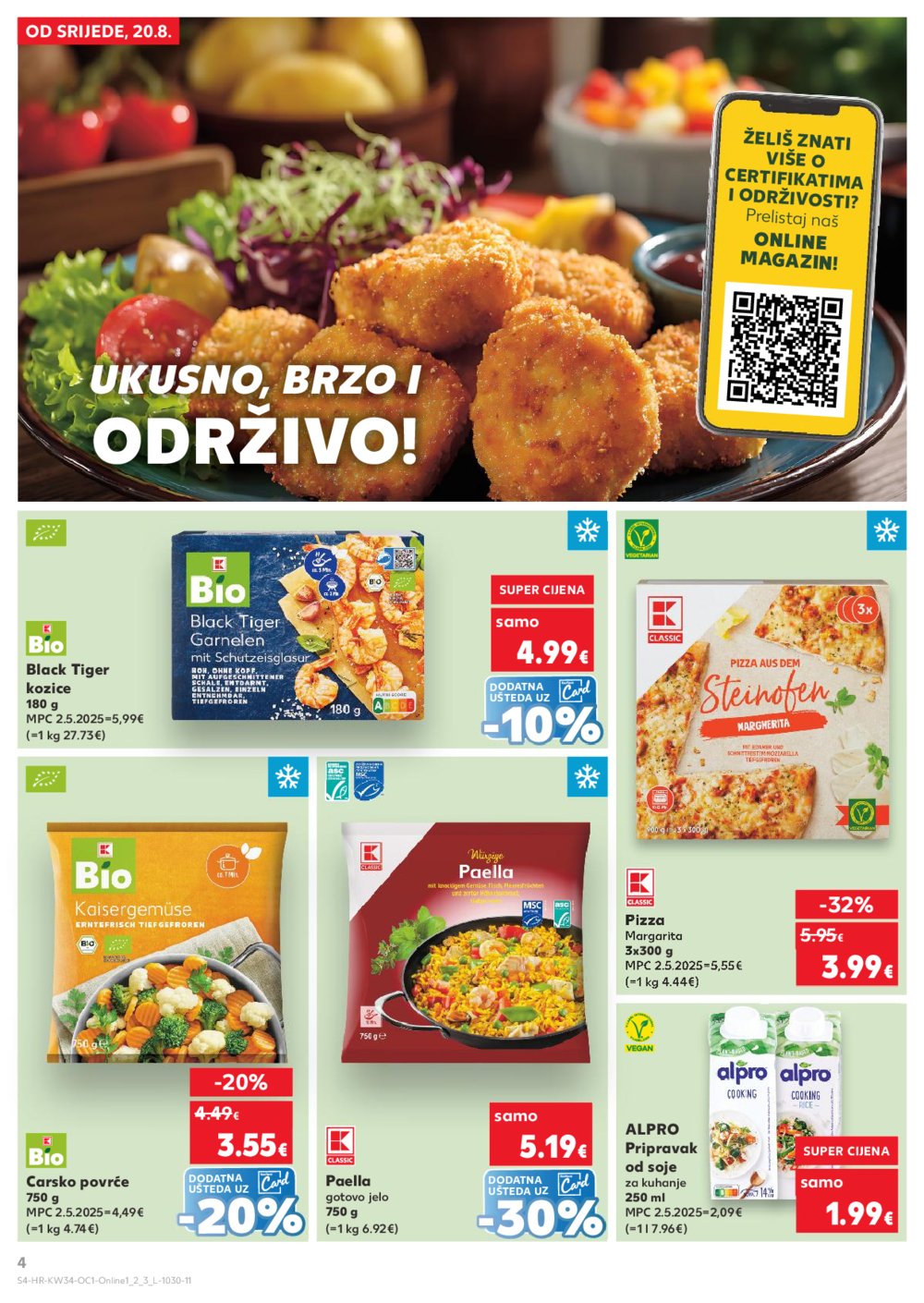 Kaufland katalog Kaufland marke 20.08.-26.08.2025. Odabrane poslovnice