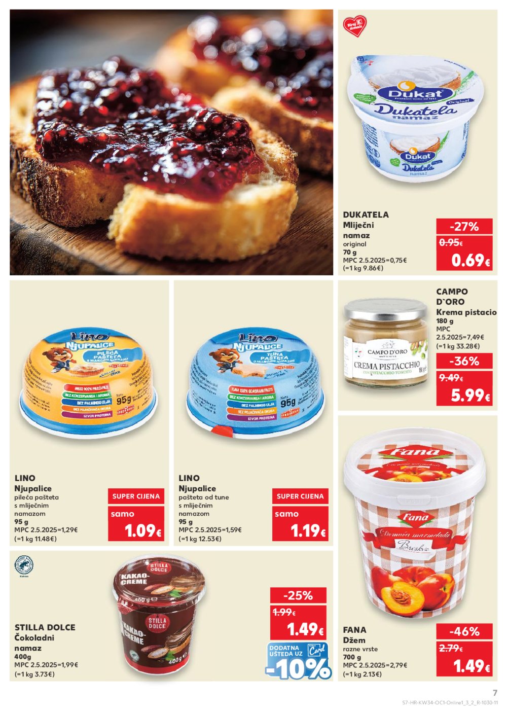 Kaufland katalog Kaufland marke 20.08.-26.08.2025. Odabrane poslovnice