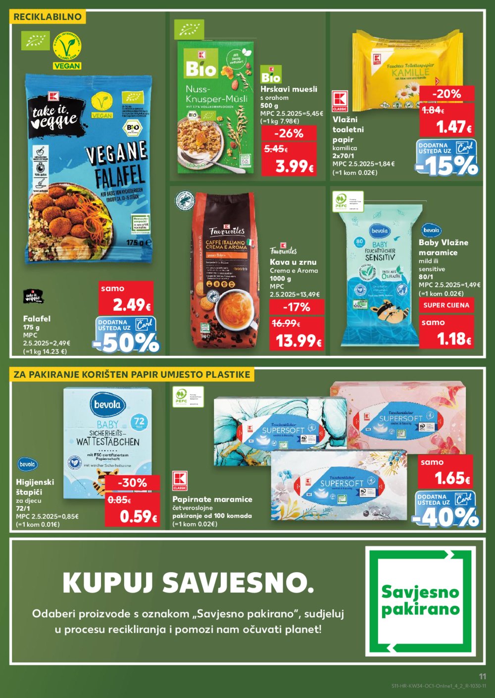 Kaufland katalog Kaufland marke 20.08.-26.08.2025. Odabrane poslovnice