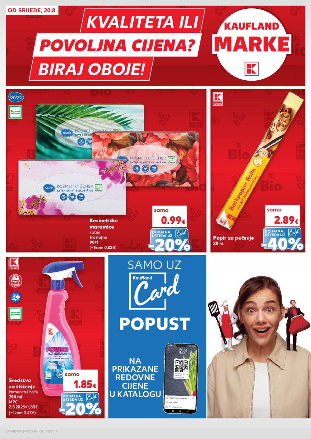 Kaufland katalog Kaufland marke 20.08.-26.08.2025. Odabrane poslovnice
