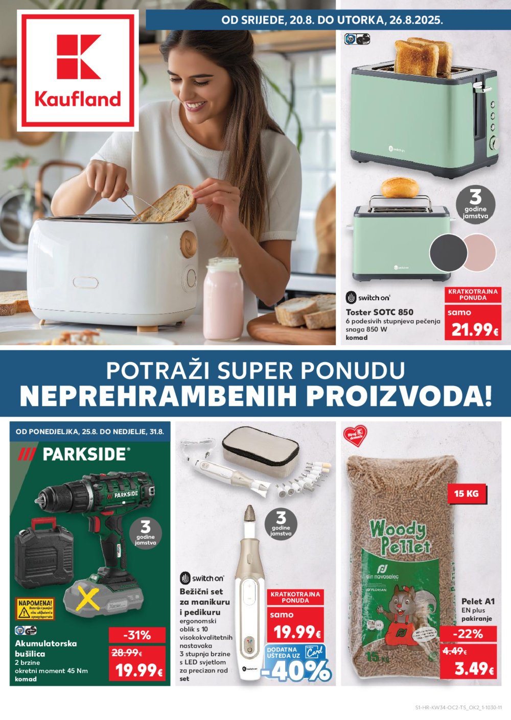 Kaufland katalog Neprehrambenih proizvoda 20.08.-26.08.2025. Odabrane poslovnice