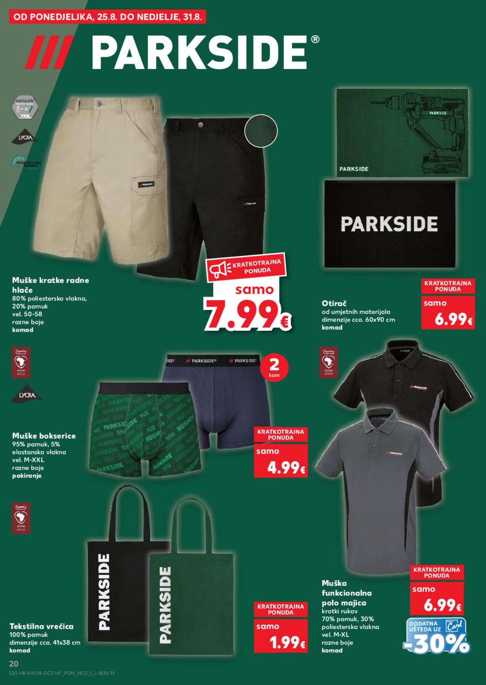 Kaufland katalog Neprehrambenih proizvoda 20.08.-26.08.2025. Odabrane poslovnice