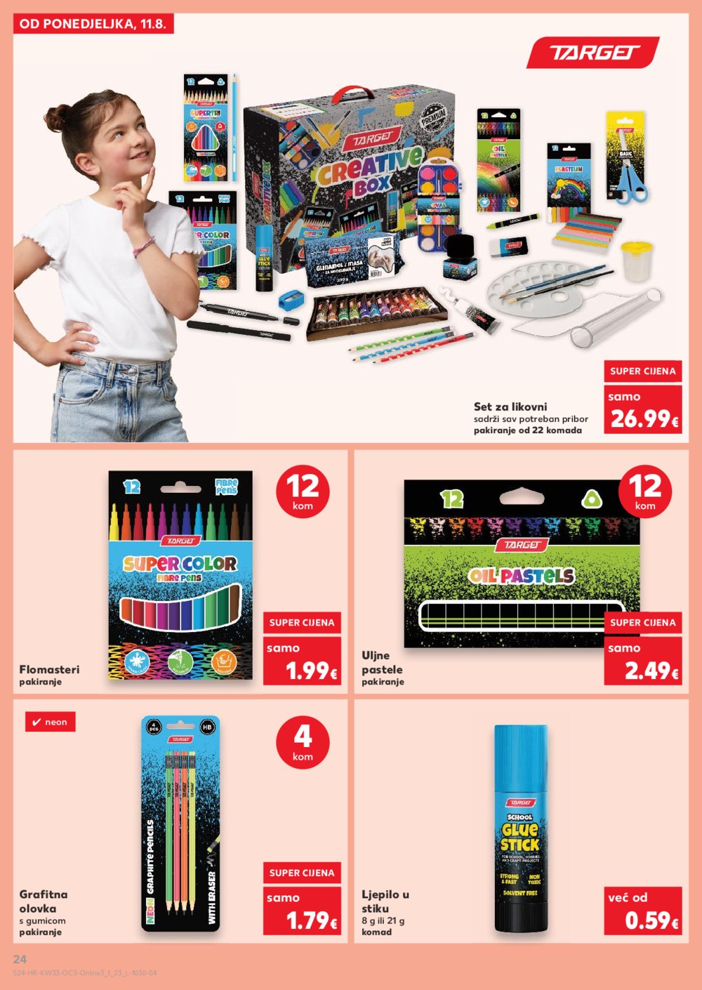 Kaufland katalog Sve za školu 11.08. - 14.09.2025.