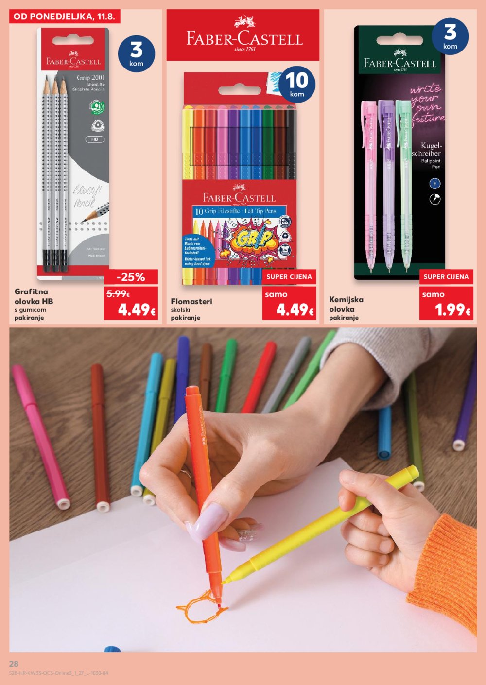 Kaufland katalog Sve za školu 11.08. - 14.09.2025.