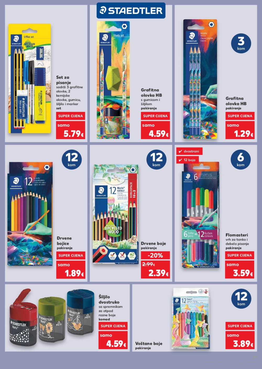 Kaufland katalog Sve za školu 11.08. - 14.09.2025.