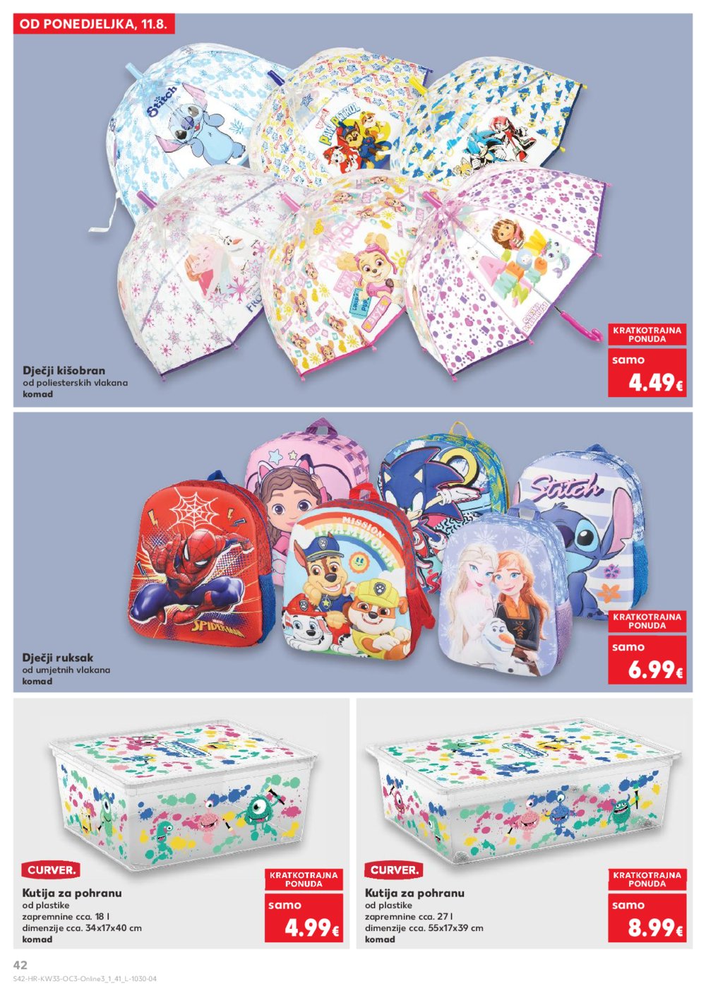 Kaufland katalog Sve za školu 11.08. - 14.09.2025.