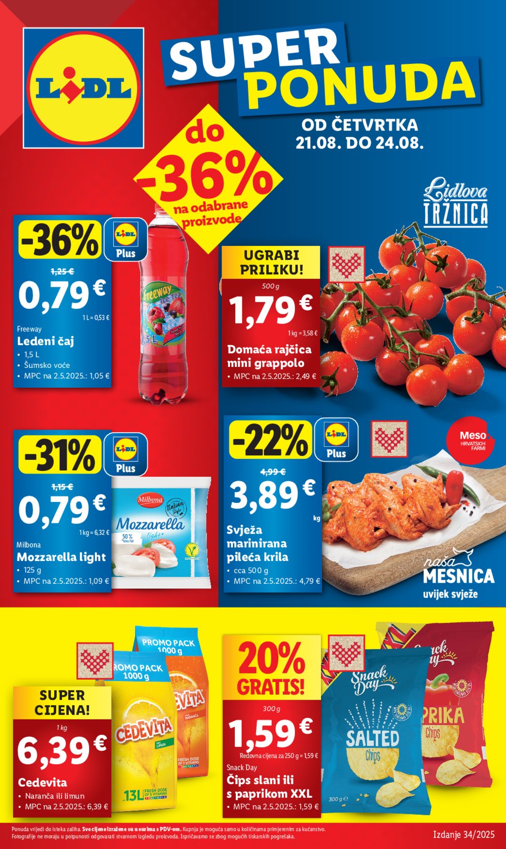 Lidl katalog super ponuda od četvrtka 21.08. - 24.08.2025.