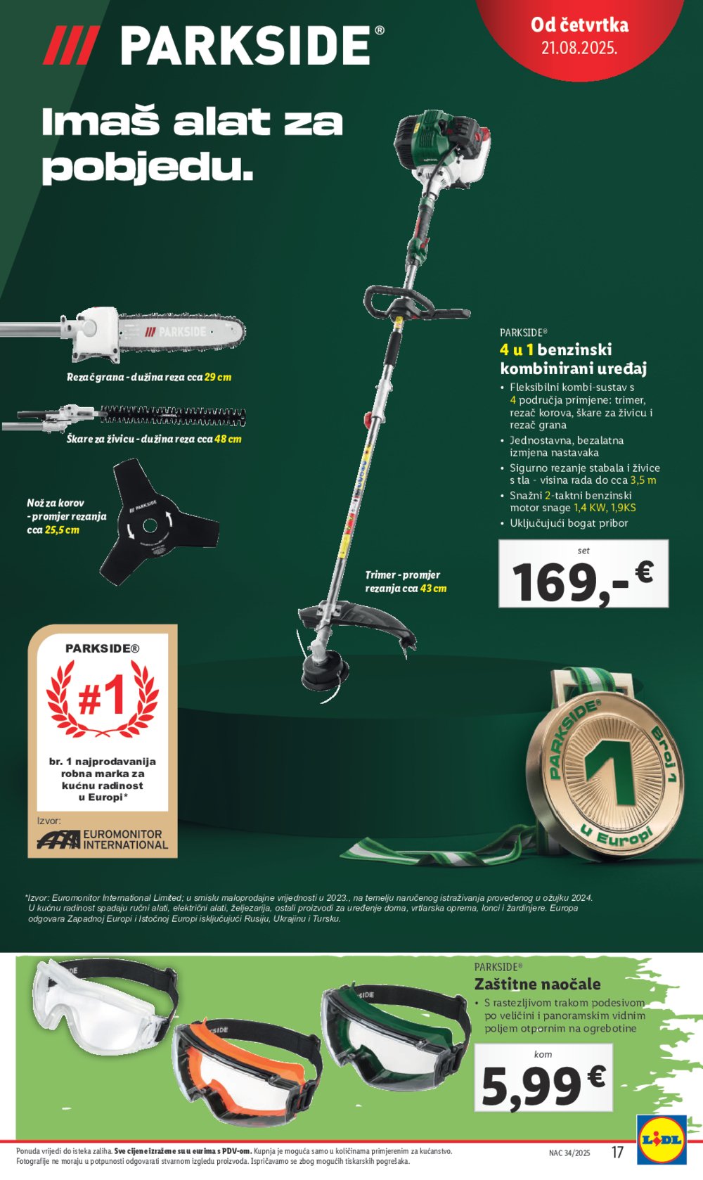Lidl katalog super ponuda od četvrtka 21.08. - 24.08.2025.