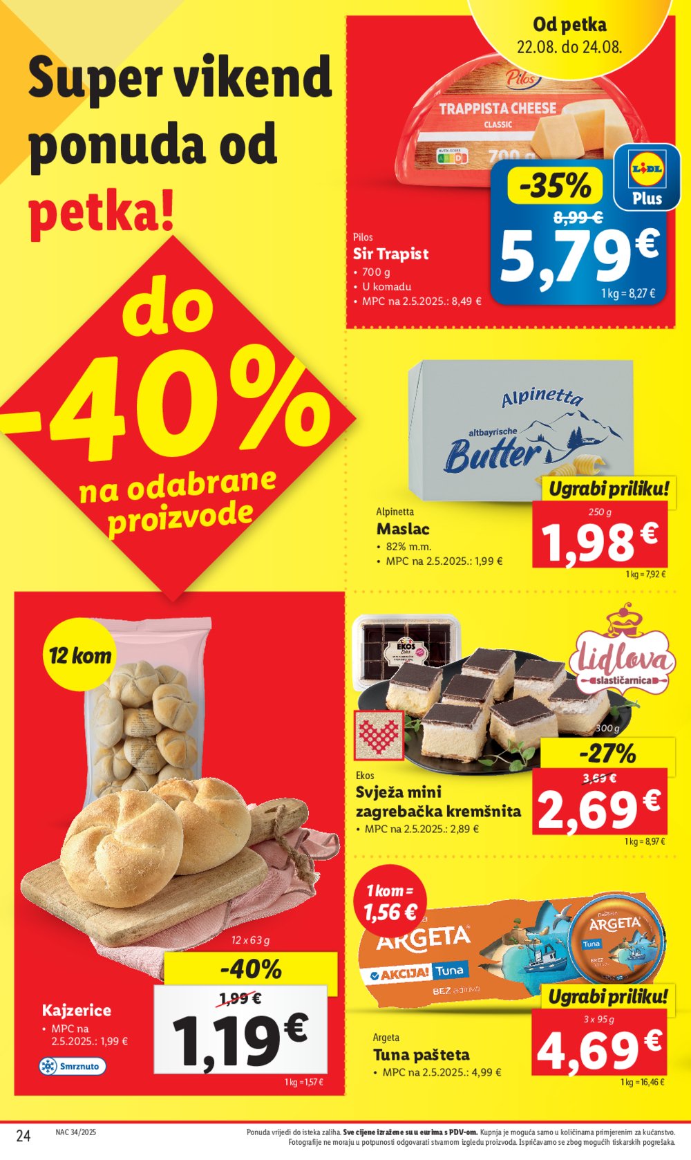 Lidl katalog super ponuda od četvrtka 21.08. - 24.08.2025.