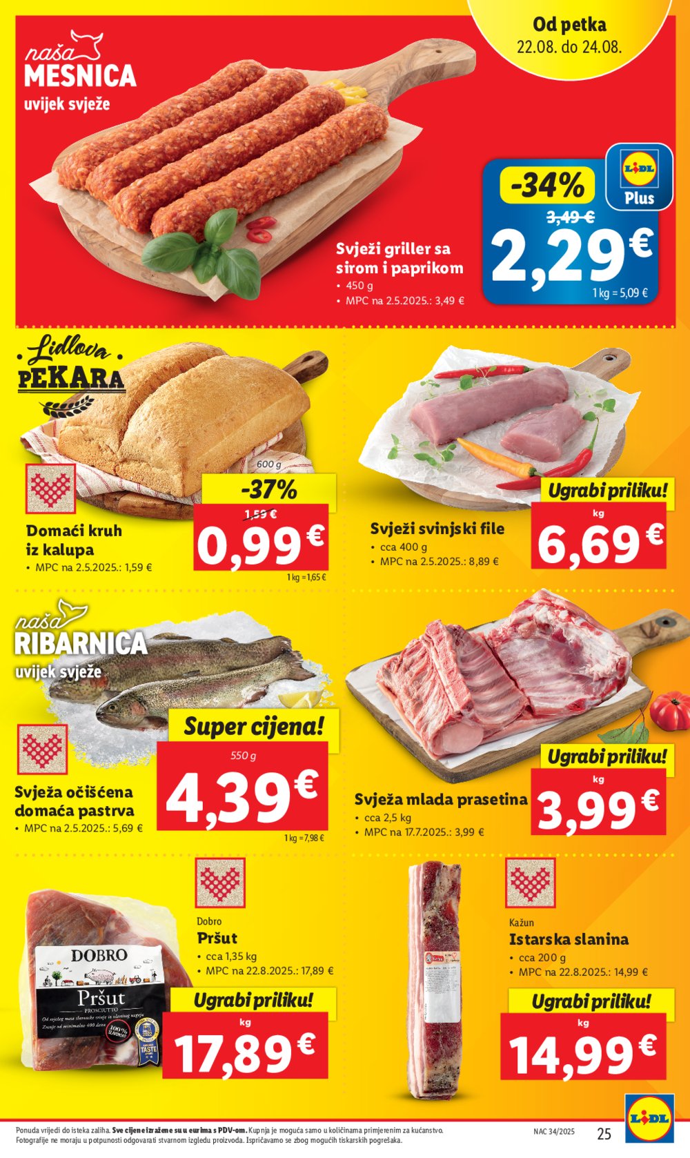 Lidl katalog super ponuda od četvrtka 21.08. - 24.08.2025.