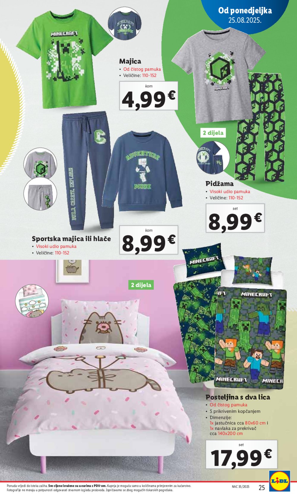 Lidl katalog Super ponuda od ponedjeljka 25.08. - 31.08.2025.