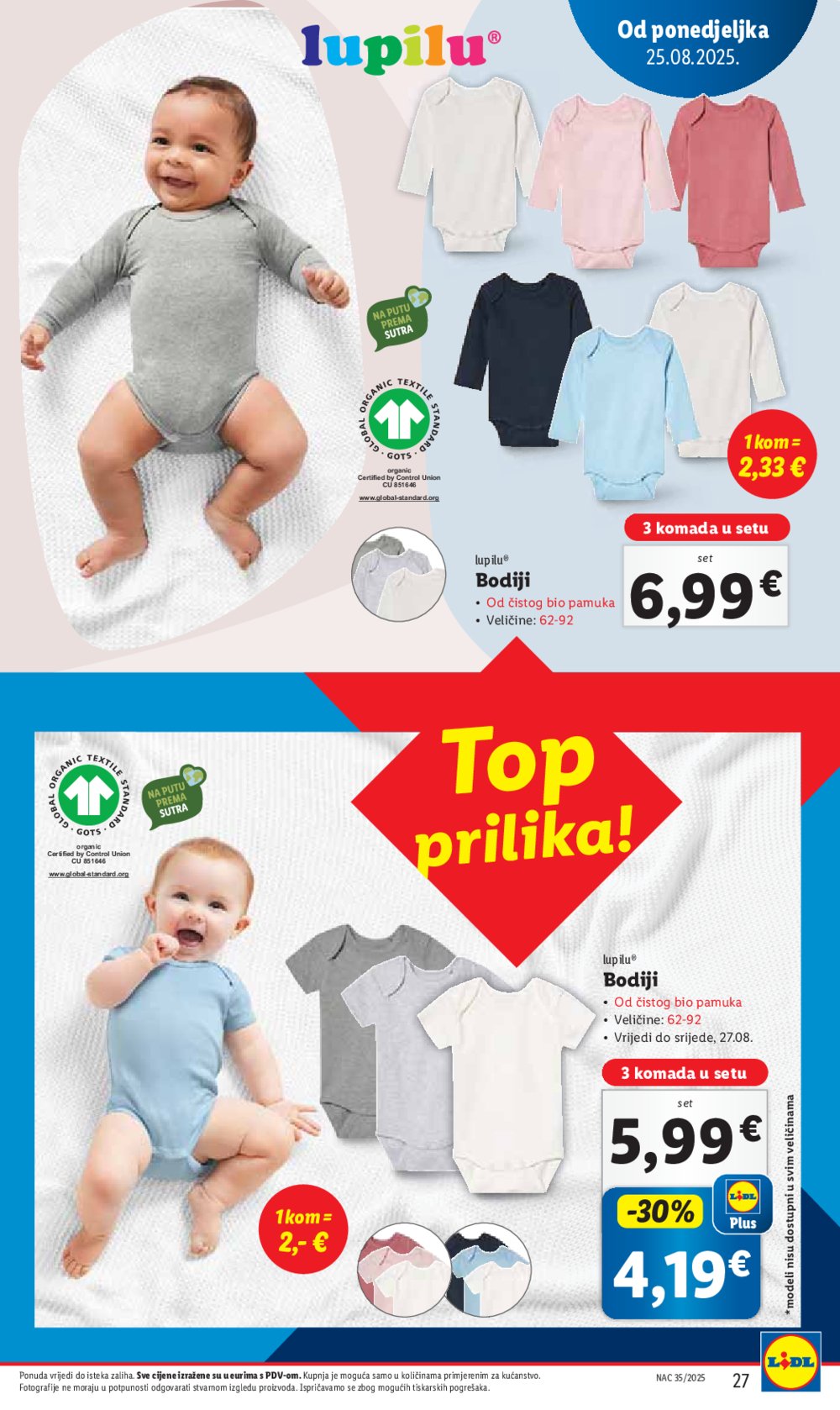 Lidl katalog Super ponuda od ponedjeljka 25.08. - 31.08.2025.