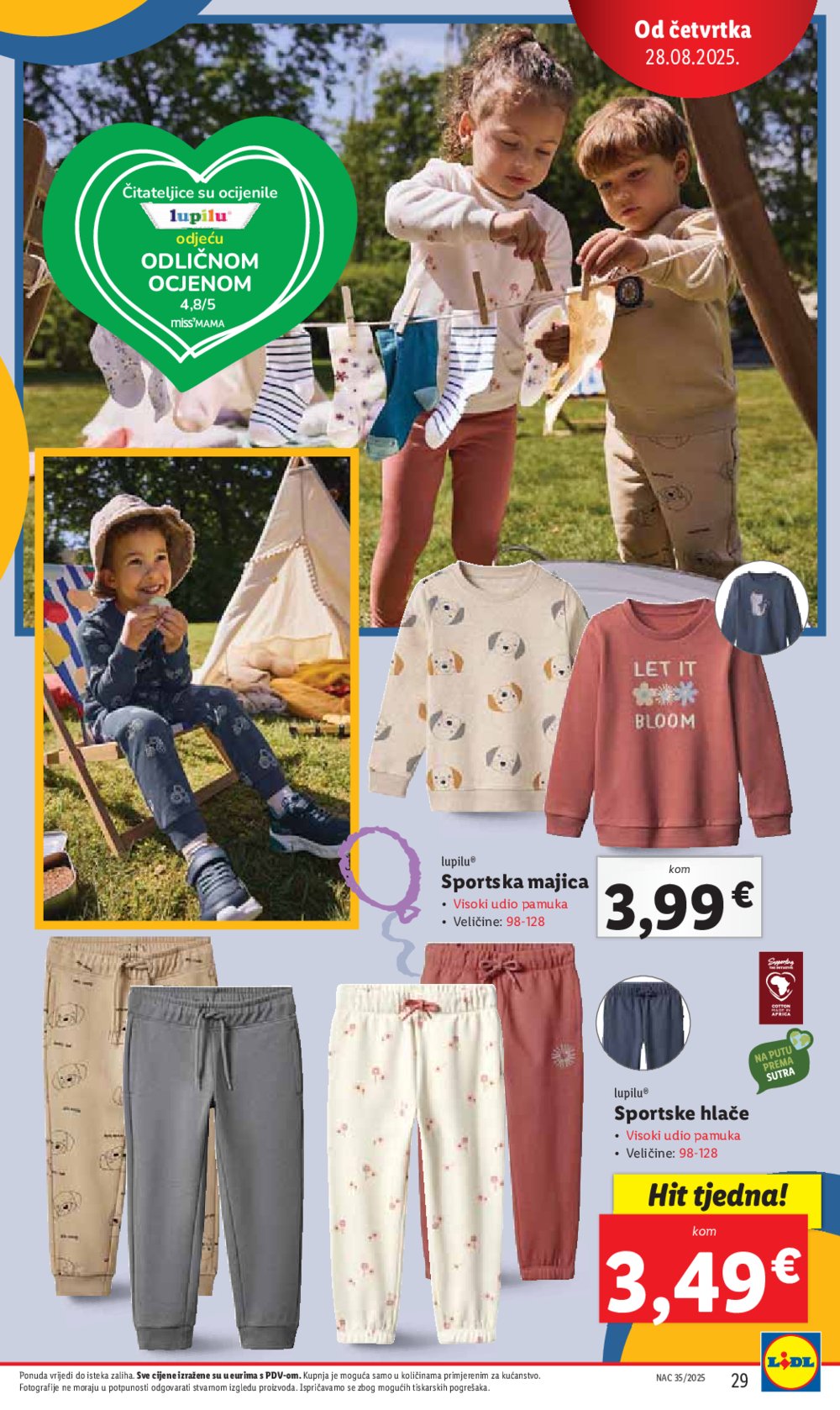 Lidl katalog Super ponuda od ponedjeljka 25.08. - 31.08.2025.