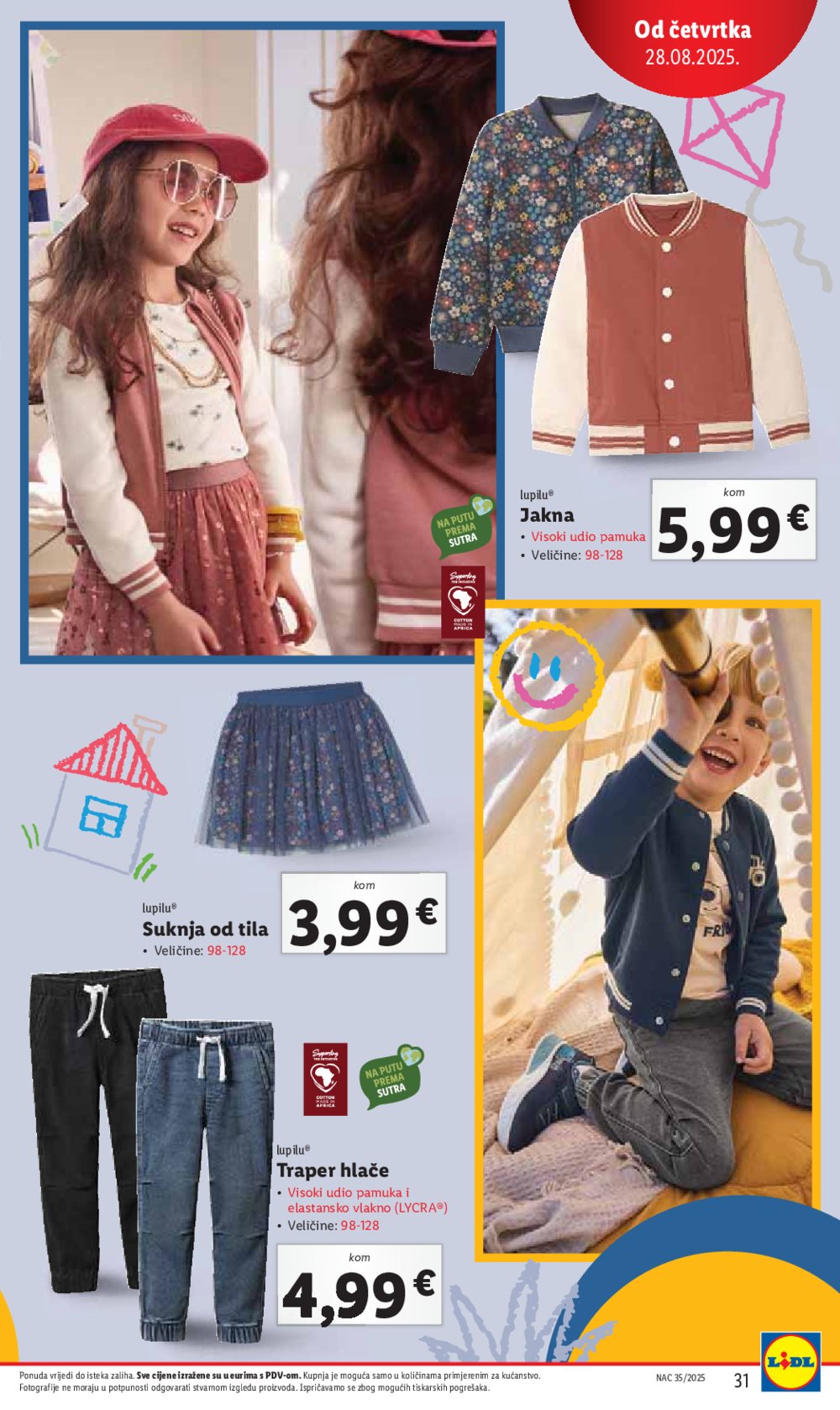 Lidl katalog Super ponuda od ponedjeljka 25.08. - 31.08.2025.