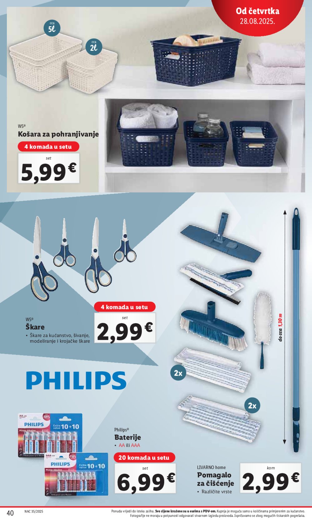 Lidl katalog Super ponuda od ponedjeljka 25.08. - 31.08.2025.