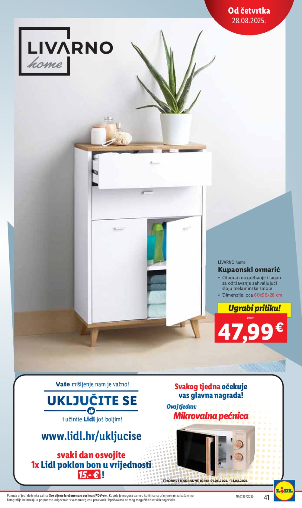 Lidl katalog Super ponuda od ponedjeljka 25.08. - 31.08.2025.