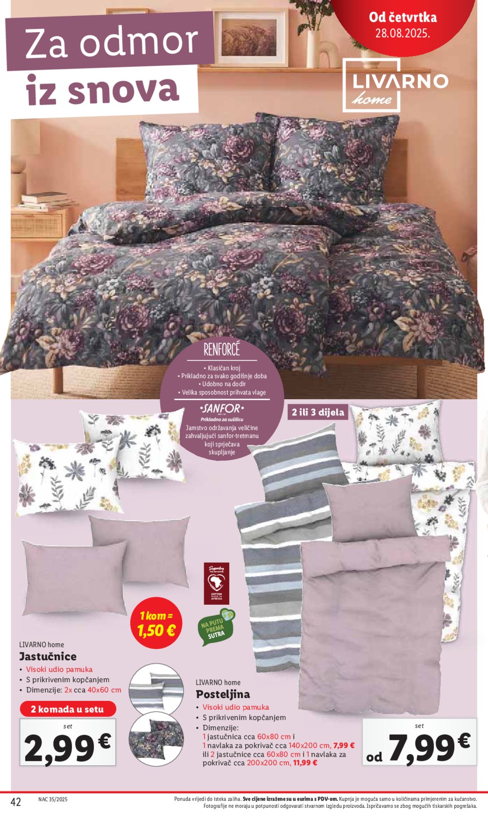Lidl katalog Super ponuda od ponedjeljka 25.08. - 31.08.2025.