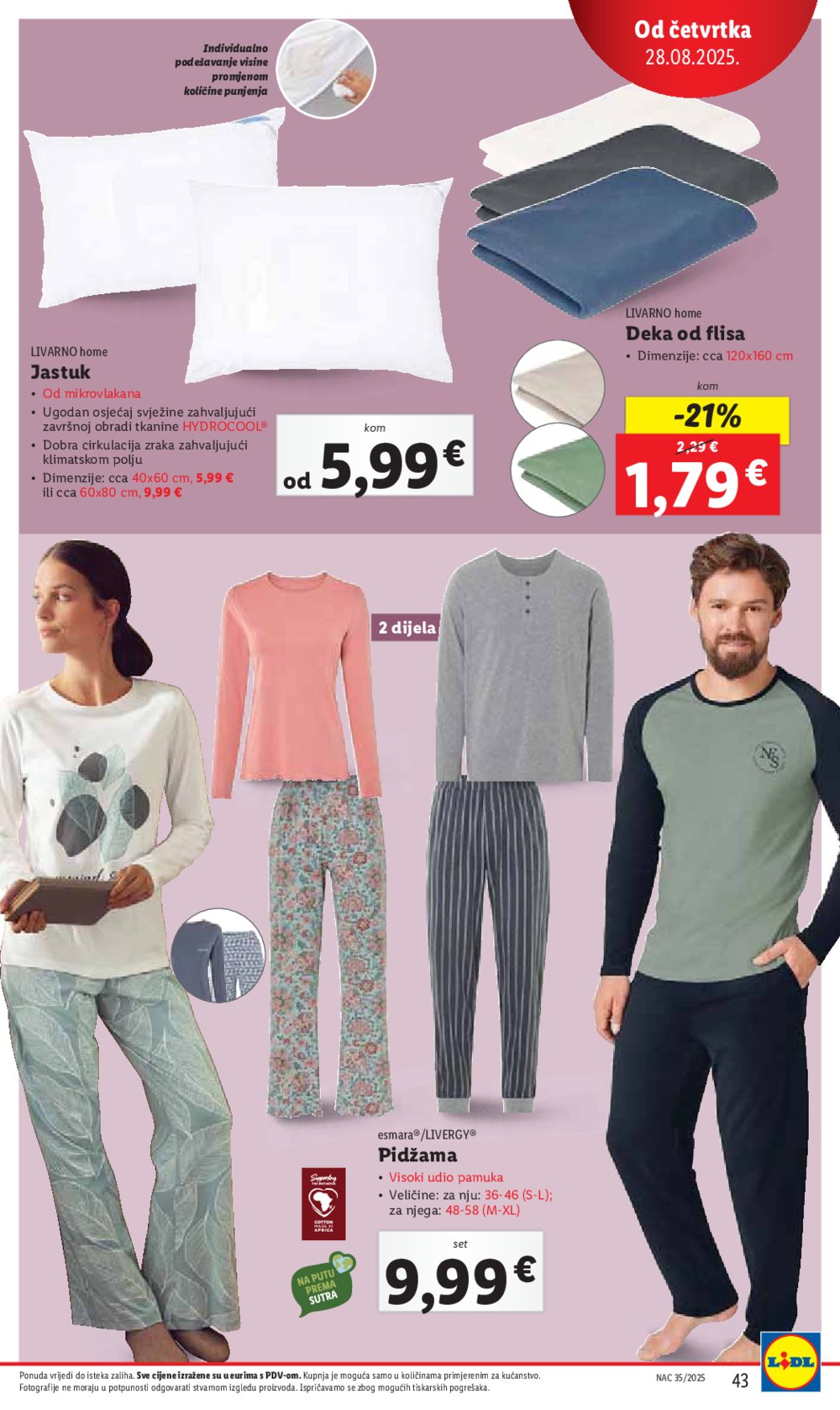 Lidl katalog Super ponuda od ponedjeljka 25.08. - 31.08.2025.