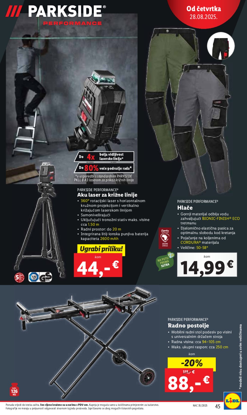 Lidl katalog Super ponuda od ponedjeljka 25.08. - 31.08.2025.