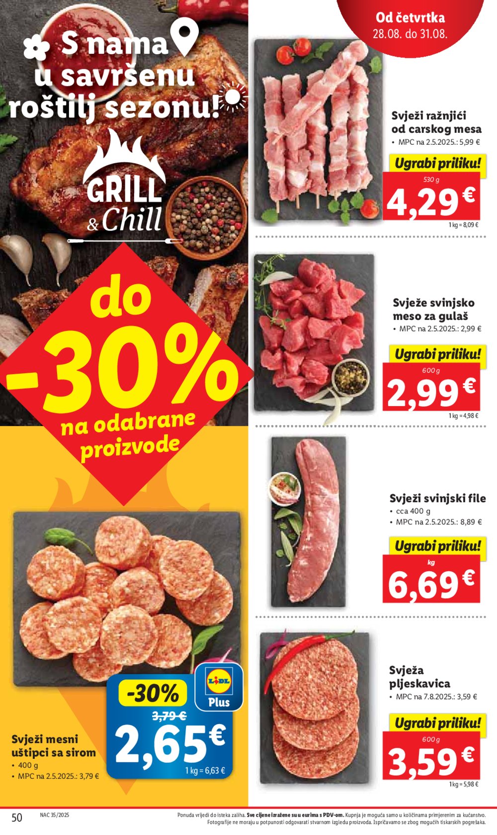 Lidl katalog Super ponuda od ponedjeljka 25.08. - 31.08.2025.