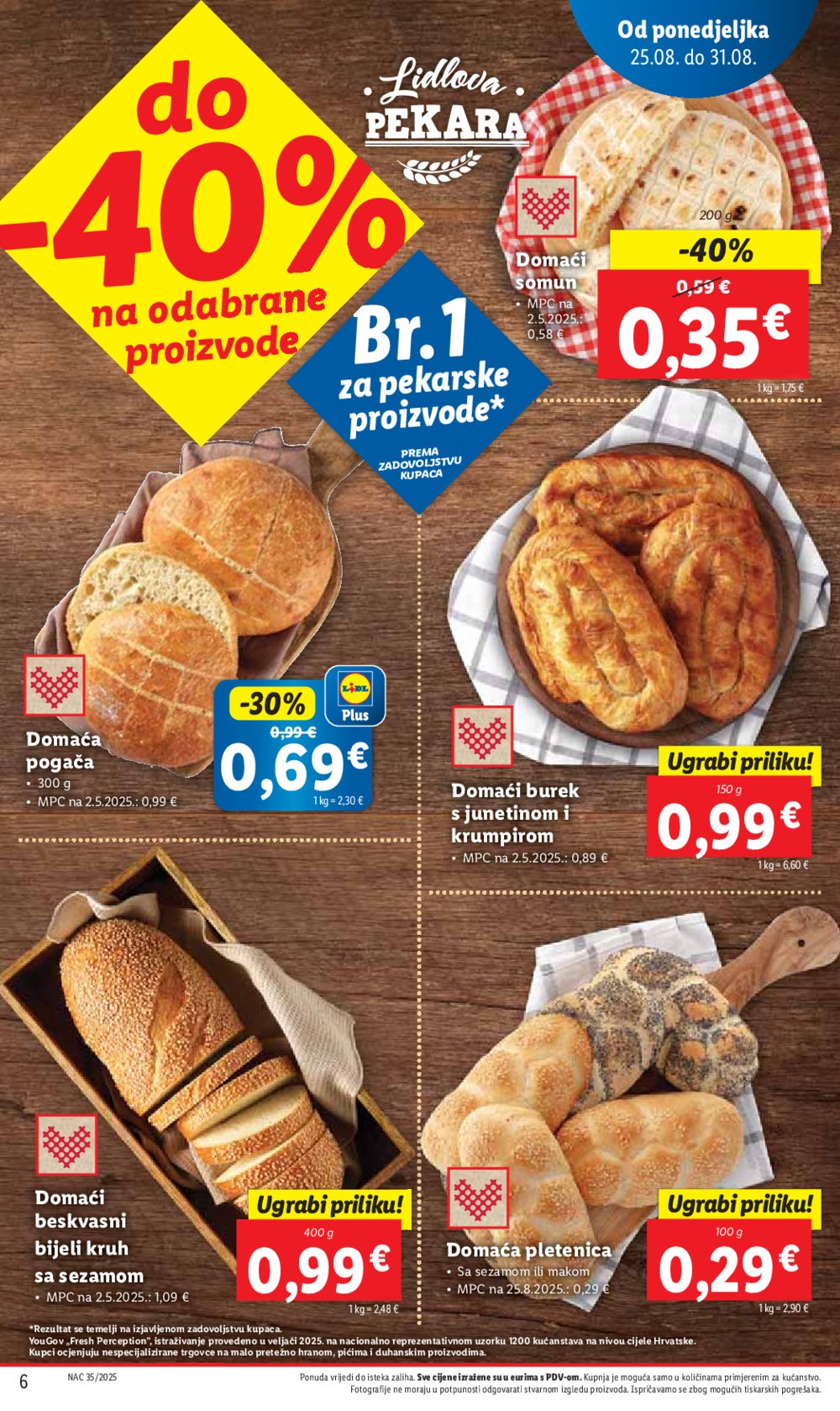 Lidl katalog Super ponuda od ponedjeljka 25.08. - 31.08.2025.