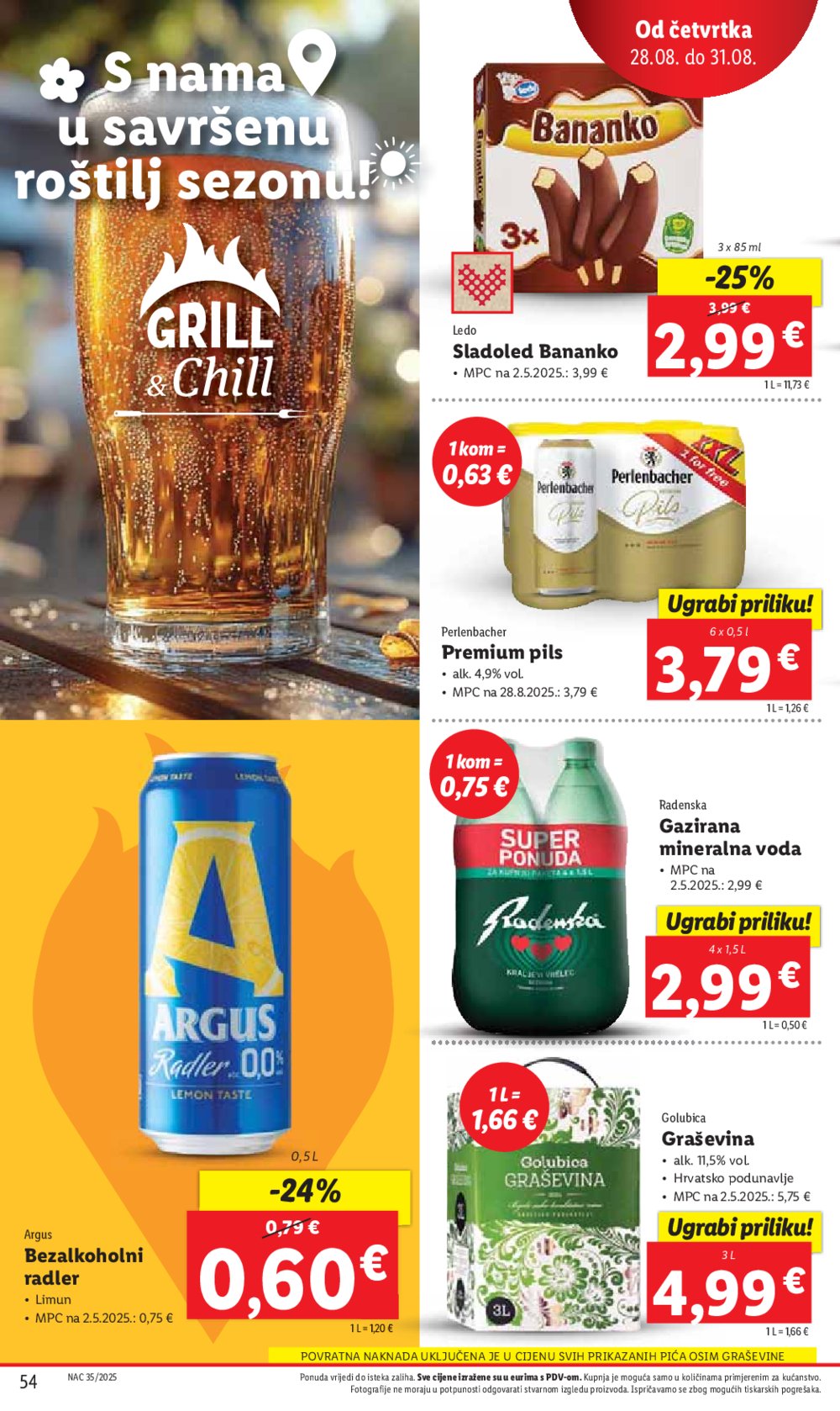 Lidl katalog Super ponuda od ponedjeljka 25.08. - 31.08.2025.