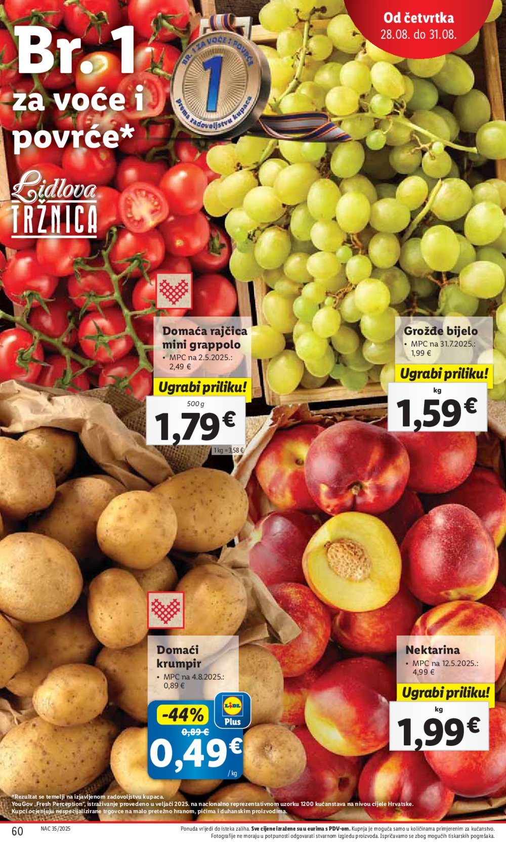 Lidl katalog Super ponuda od ponedjeljka 25.08. - 31.08.2025.
