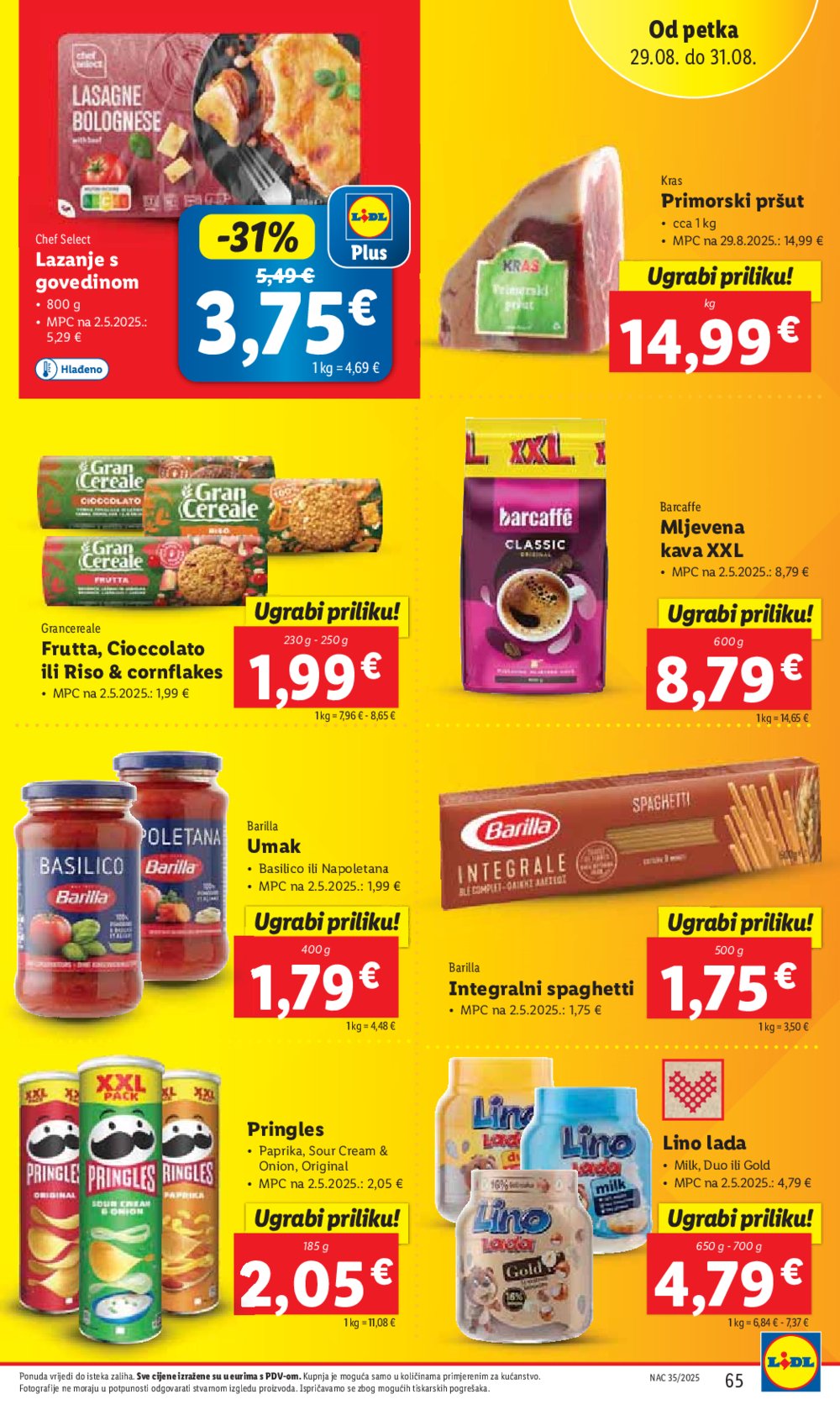 Lidl katalog Super ponuda od ponedjeljka 25.08. - 31.08.2025.