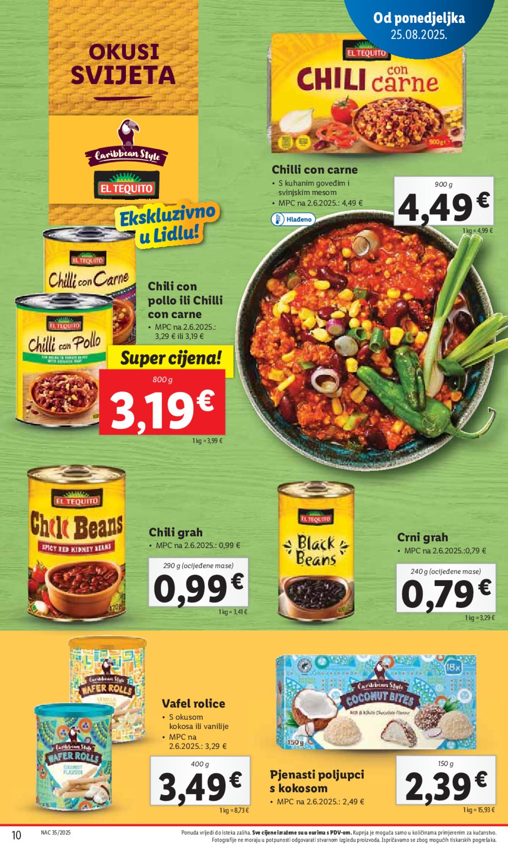 Lidl katalog Super ponuda od ponedjeljka 25.08. - 31.08.2025.