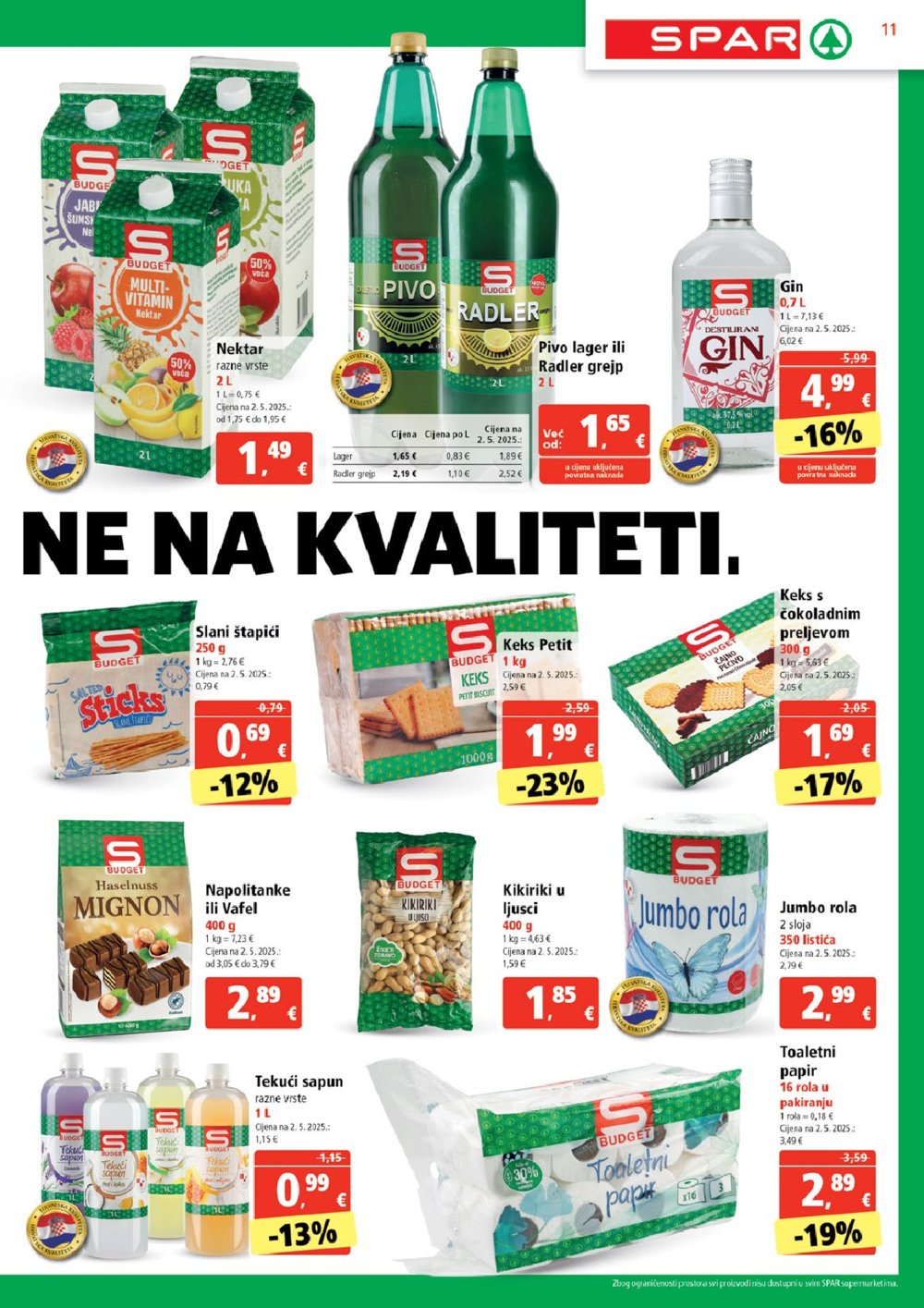 SPAR katalog Akcija 27.08. - 02.09.2025.