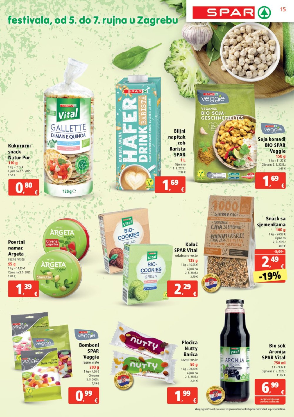SPAR katalog Akcija 27.08. - 02.09.2025.