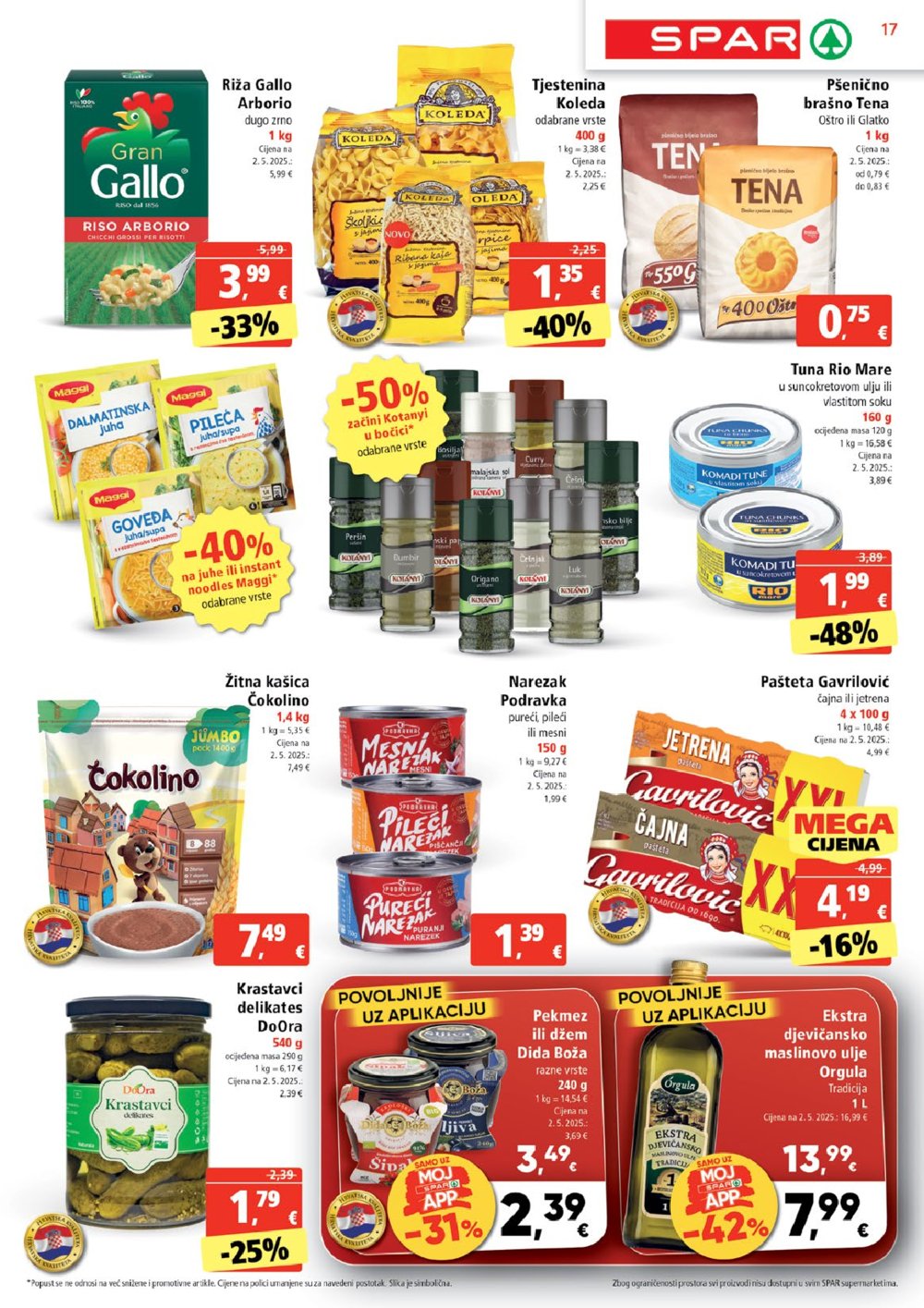SPAR katalog Akcija 27.08. - 02.09.2025.