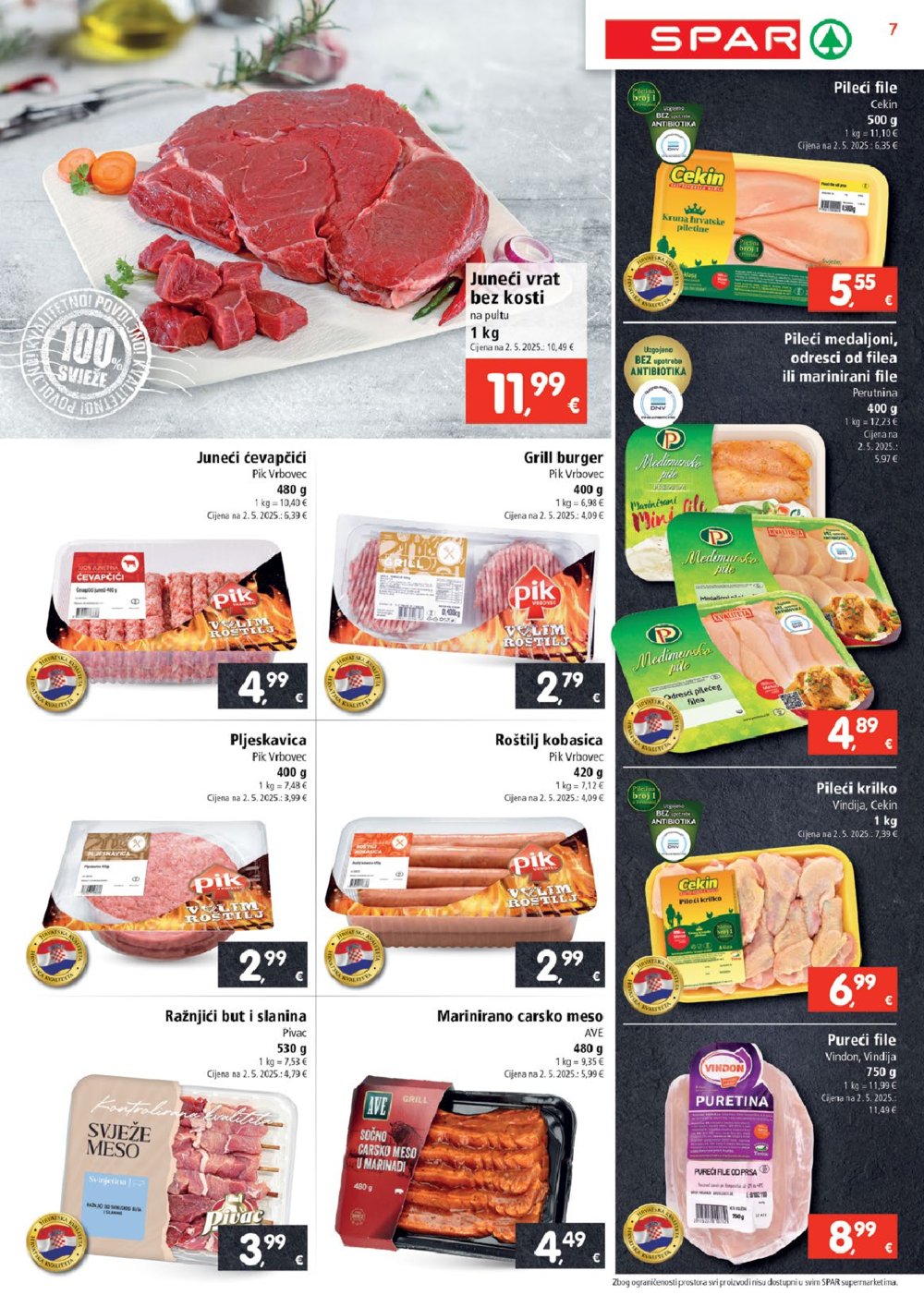 SPAR katalog Akcija 27.08. - 02.09.2025.