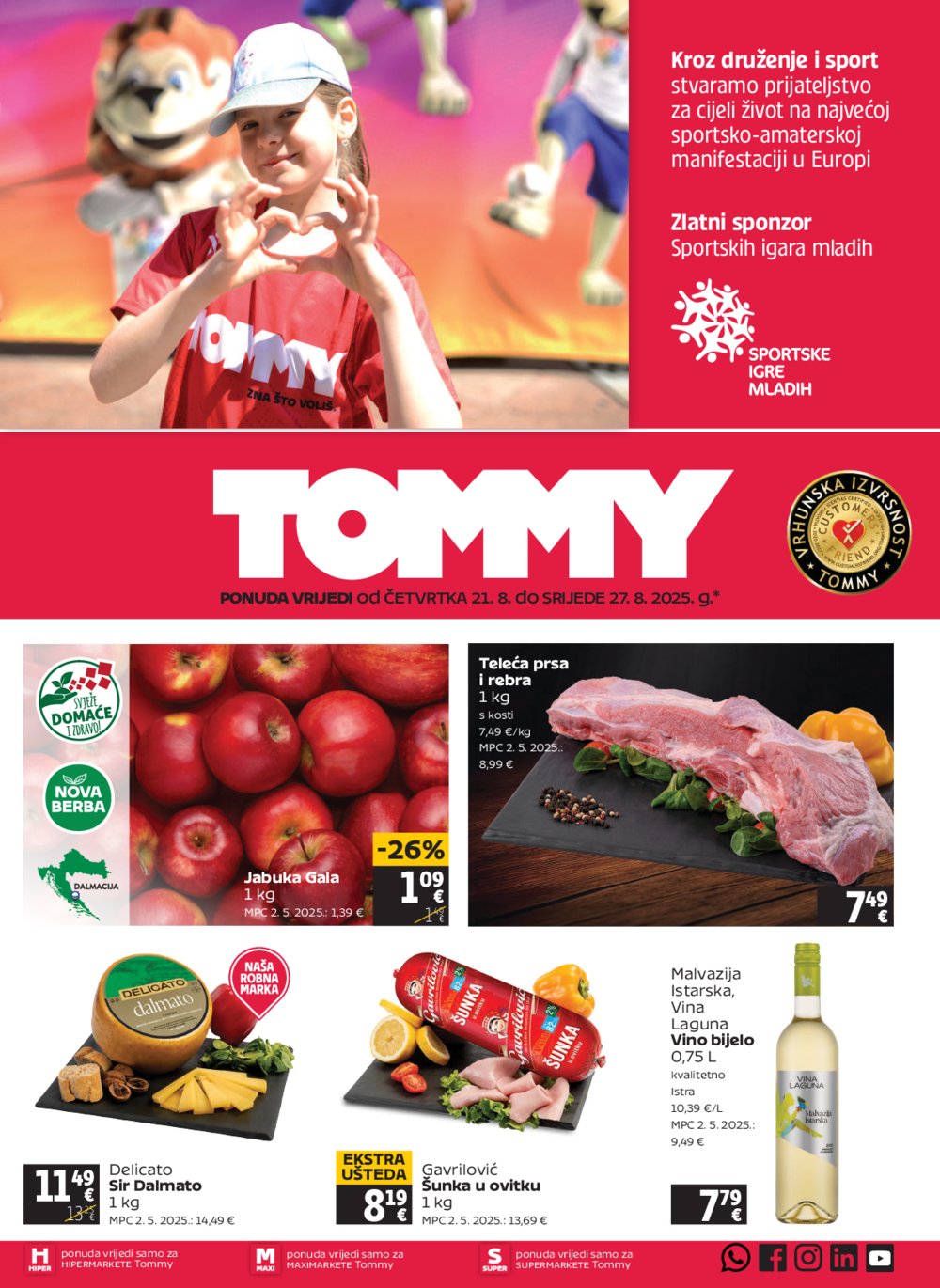 Tommy katalog Akcija 21.08. - 27.08.2025.