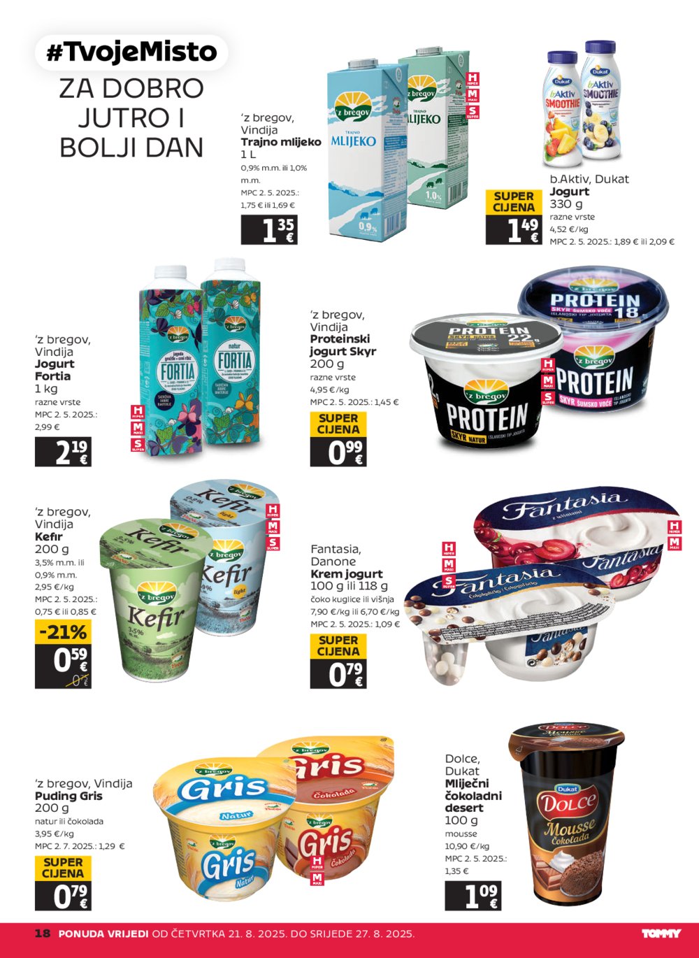 Tommy katalog Akcija 21.08. - 27.08.2025.