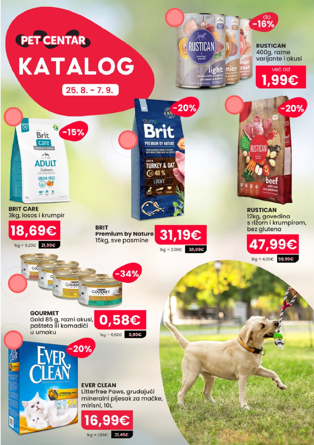 Pet Centar katalog Akcija 25.08. - 07.09.2025.