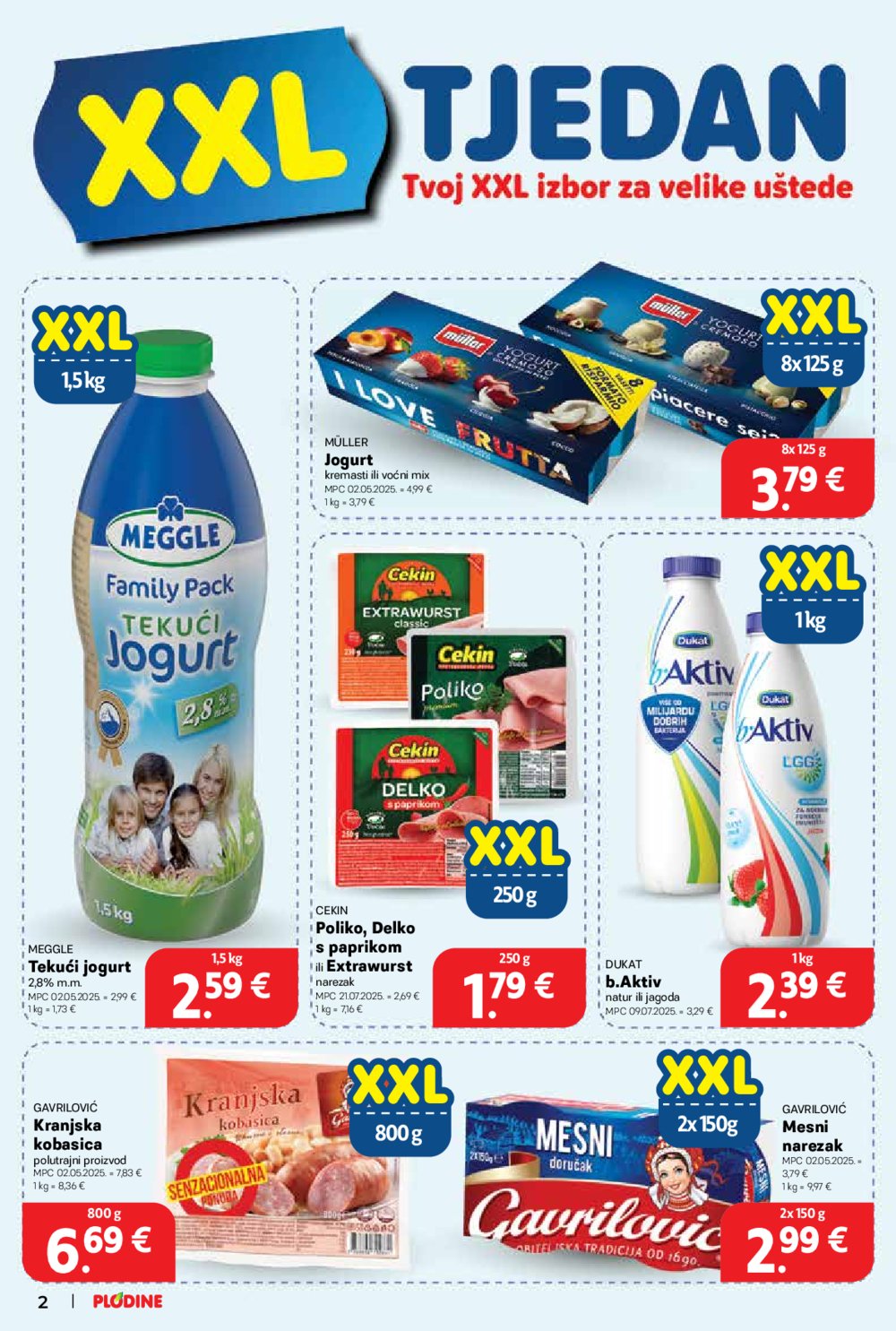 Plodine katalog Akcija 27.08. - 02.09.2025.