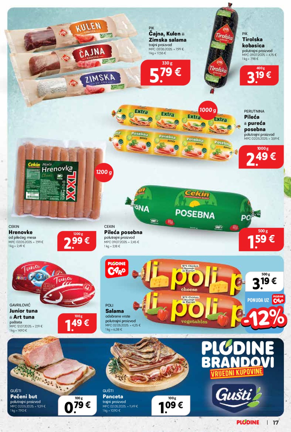 Plodine katalog Akcija 27.08. - 02.09.2025.