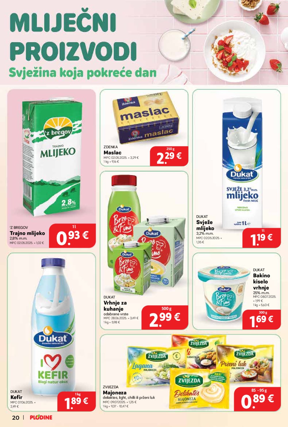 Plodine katalog Akcija 27.08. - 02.09.2025.