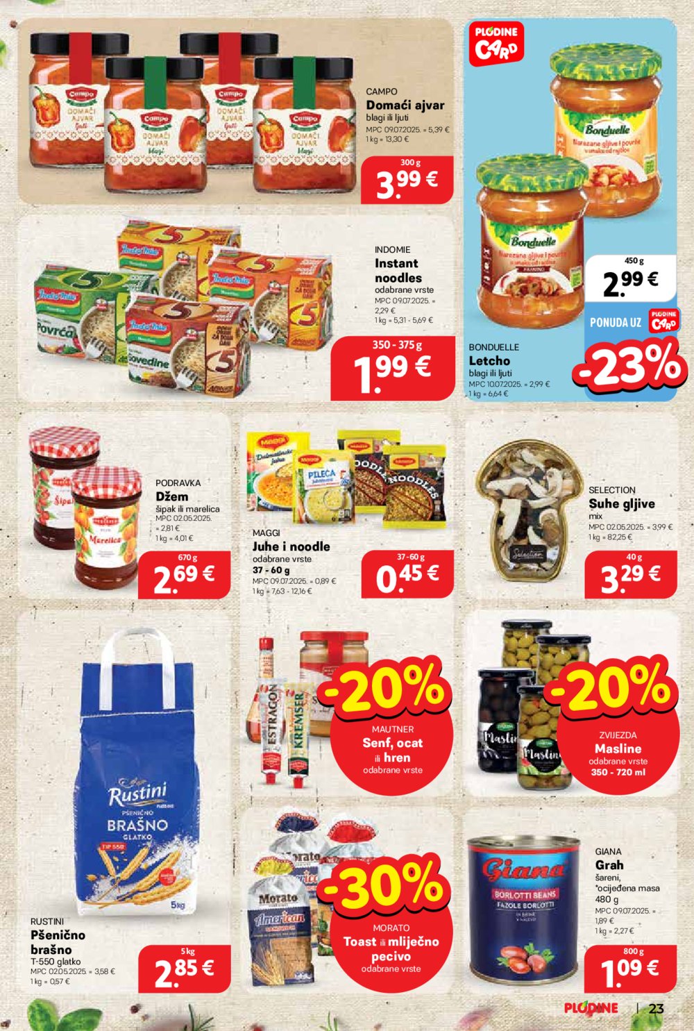 Plodine katalog Akcija 27.08. - 02.09.2025.