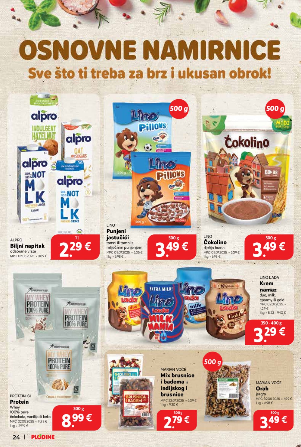 Plodine katalog Akcija 27.08. - 02.09.2025.
